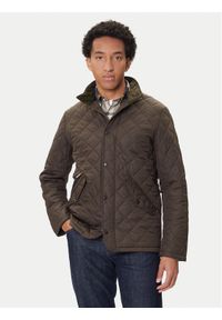 Barbour Kurtka przejściowa Chelsea MQU0006OL51 Zielony Regular Fit. Kolor: zielony. Materiał: syntetyk