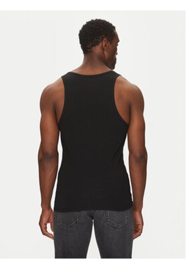 Calvin Klein Underwear Komplet 3 tank topów Tank 3Pk LV00NB4184 Czarny Slim Fit. Kolor: czarny. Materiał: bawełna, syntetyk