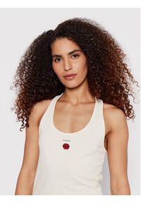 Pinko Top Capriate 1G178F Y7WQ Beżowy Regular Fit. Kolor: beżowy. Materiał: bawełna #4
