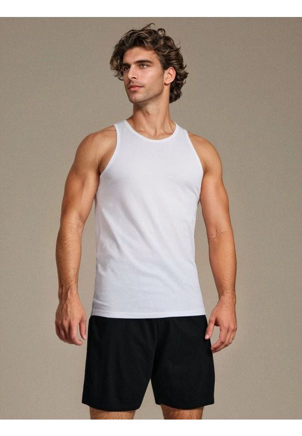 Sinsay - Szorty do spania z szeroką gumą w talii 2 pack - wielobarwny. Materiał: guma