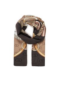 Liu Jo Chusta Foulard Flower Met 2F5078 T0300 Beżowy. Kolor: beżowy. Materiał: poliester, materiał
