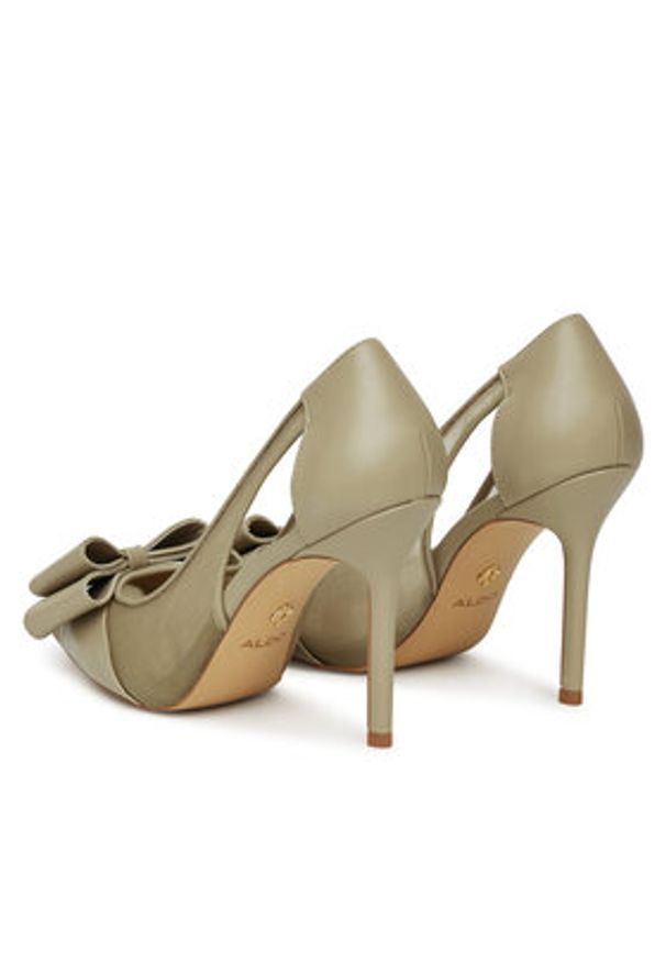 Aldo Szpilki Prestigious 14039510 Zielony. Kolor: zielony. Materiał: skóra. Obcas: na szpilce