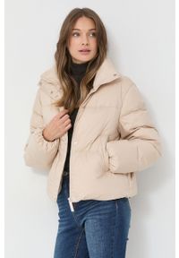 Miss Sixty kurtka puchowa damska kolor beżowy zimowa. Okazja: na co dzień. Kolor: beżowy. Materiał: puch. Sezon: zima. Styl: casual #7