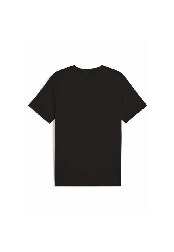 Puma - Męska koszulka z grafiką PUMATECH PUMA Black. Kolor: czarny. Materiał: guma. Wzór: nadruk, kolorowy