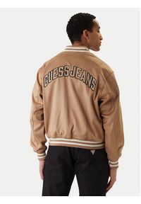 Guess Jeans Kurtka bomber M6RL0J WJ842 Beżowy Regular Fit. Kolor: beżowy. Materiał: syntetyk #5