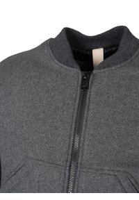 Xagon Man Kurtka "Winter Bomber" | A2505 PBOMBA | Mężczyzna | Szary Melanż. Kolor: szary. Materiał: poliester, poliamid, wełna. Wzór: melanż. Styl: elegancki, klasyczny #4