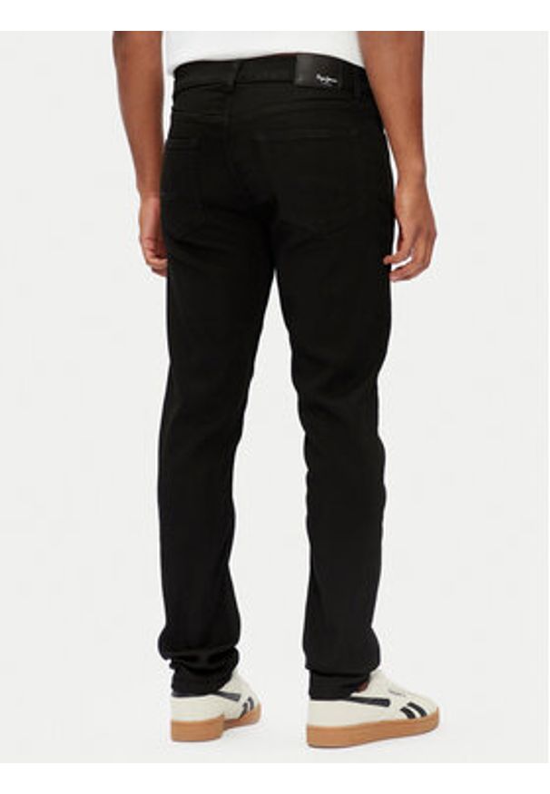 Pepe Jeans Jeansy Hatch PM207388 Czarny Slim Fit. Kolor: czarny