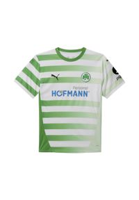 Puma - Męska koszulka domowa Greuther Fürth 24/25 PUMA White Fast Green Fresh Mint. Kolor: biały, wielokolorowy, zielony
