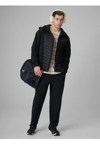 4f - 4F Kurtka softshell wiatroodporna membrana 5000 męska - czarna XXL. Kolor: czarny. Materiał: softshell #2