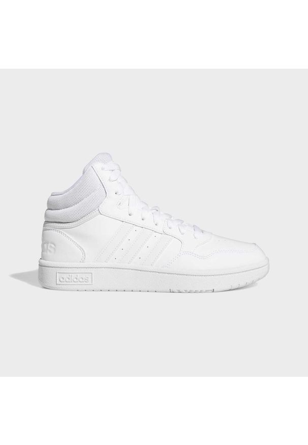Adidas - Buty Hoops 3.0 Mid Classic. Kolor: szary, biały, wielokolorowy. Sport: koszykówka