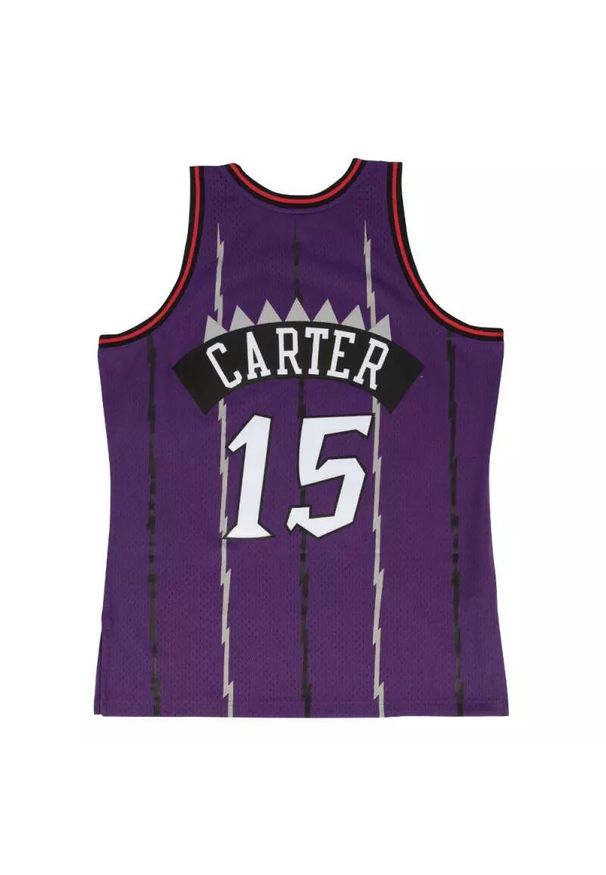 Mitchell & Ness - Koszulka Nba Toronto Raptors Vince Carter. Kolor: fioletowy, wielokolorowy. Sport: koszykówka