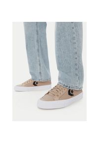 Tenisówki Converse. Okazja: na co dzień. Kolor: beżowy. Styl: casual, sportowy #1