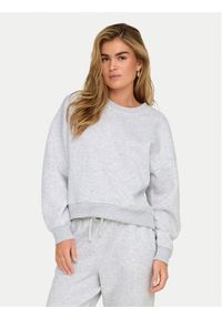 only - ONLY Bluza Best 15338727 Szary Regular Fit. Kolor: szary. Materiał: bawełna #1