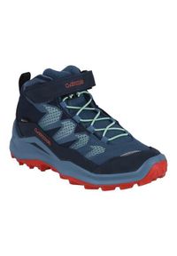 Buty trekkingowe dla dzieci Lowa Maddox Pro Mid Gtx Velcro. Kolor: wielokolorowy. Materiał: syntetyk, materiał. Szerokość cholewki: normalna