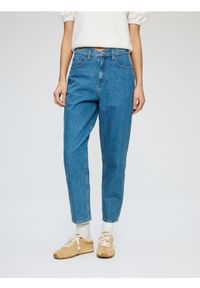 Reserved - Jeansy mom fit - niebieski. Kolor: niebieski #1