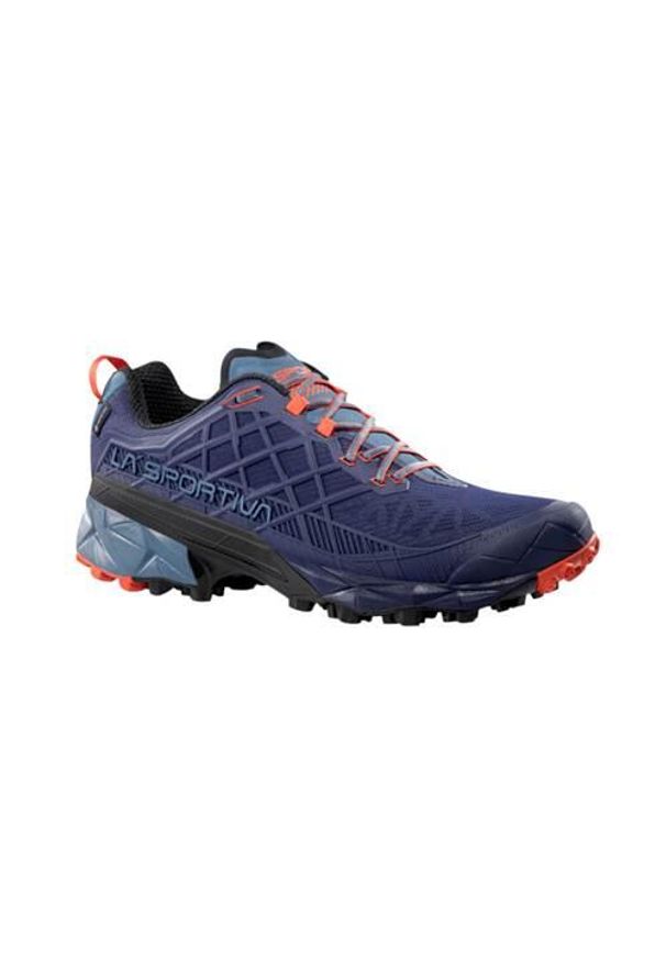 LA SPORTIVA - Buty trekkingowe męskie La Sportiva La Akyra Ii Gtx. Zapięcie: sznurówki. Kolor: fioletowy. Materiał: materiał, syntetyk, tkanina. Szerokość cholewki: normalna