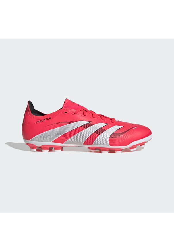 Adidas - Buty Predator League AG. Kolor: biały, czerwony, wielokolorowy, czarny. Materiał: materiał