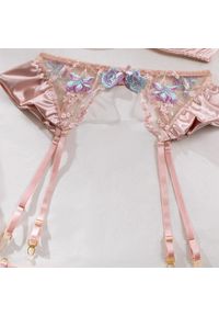 Intica - Komplet bielizny z koronkową aplikacją i paskami Sigtrud. Materiał: koronka. Wzór: aplikacja #9