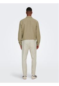 Only & Sons Spodnie materiałowe 22024966 Szary Tapered Fit. Kolor: szary. Materiał: bawełna #3