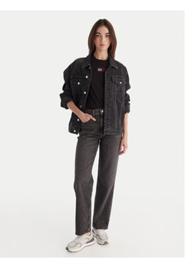 Tommy Jeans Jeansy Layla DW0DW20646 Czarny Straight Fit. Kolor: czarny