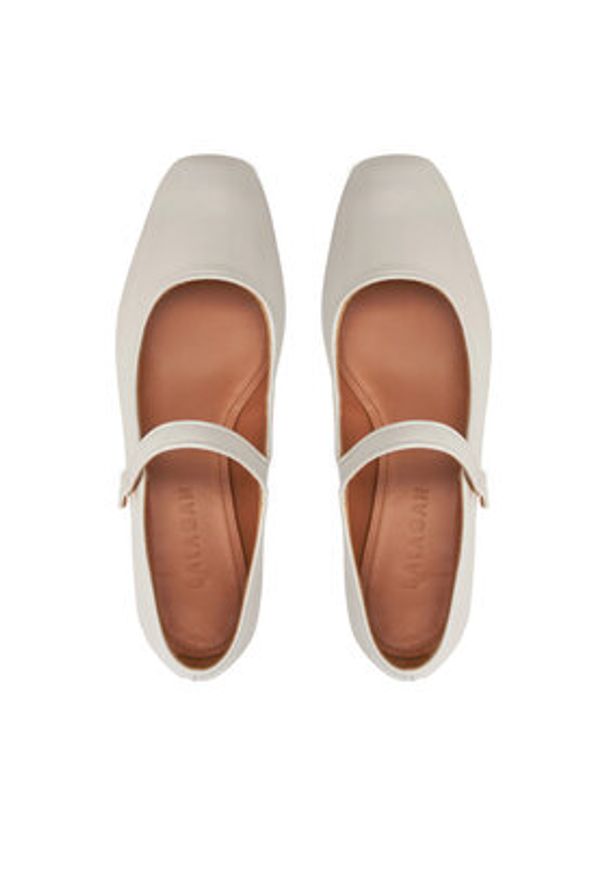 BALAGAN - Balagan Baleriny Dora Biały. Kolor: biały. Materiał: skóra