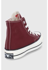Converse Trampki kolor bordowy. Nosek buta: okrągły. Zapięcie: sznurówki. Kolor: czerwony. Materiał: guma #2