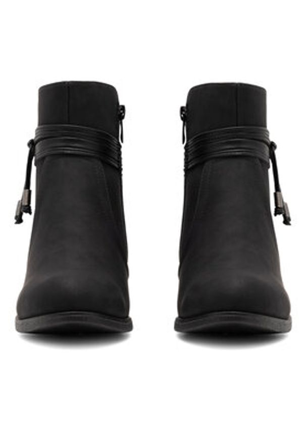 Clara Barson Botki ADALYN WFA2518-3 Czarny. Kolor: czarny. Materiał: skóra