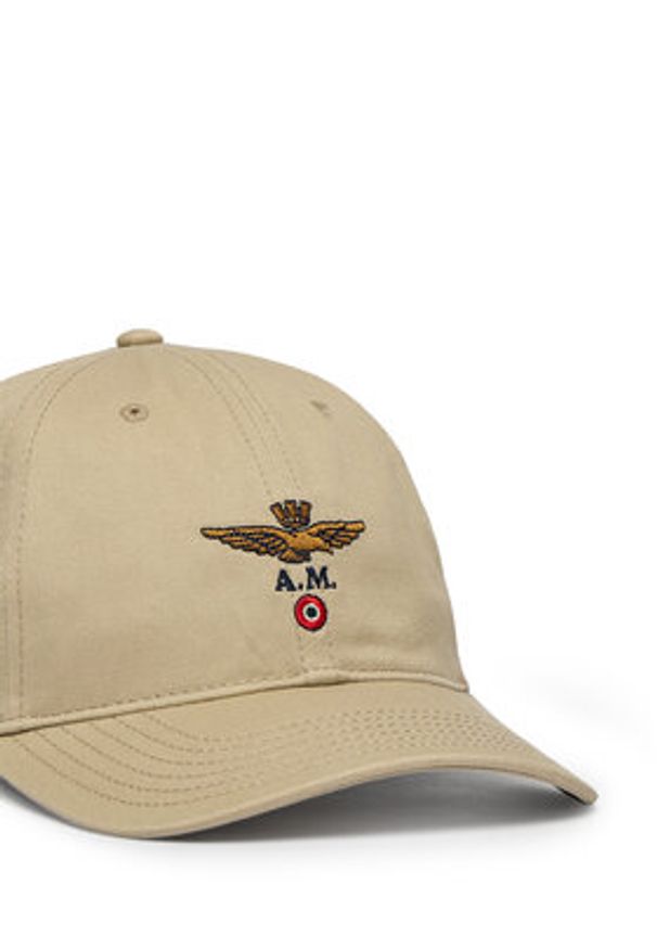 Aeronautica Militare Czapka z daszkiem 261HA1246UCT02261 Beżowy. Kolor: beżowy. Materiał: bawełna