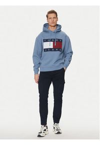 Tommy Jeans Spodnie materiałowe Austin DM0DM20281 Granatowy Regular Fit. Kolor: niebieski. Materiał: bawełna #5