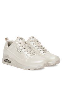 skechers - Skechers Sneakersy Uno - Galactic Gal 177104/OFWT Biały. Kolor: biały. Materiał: skóra #3