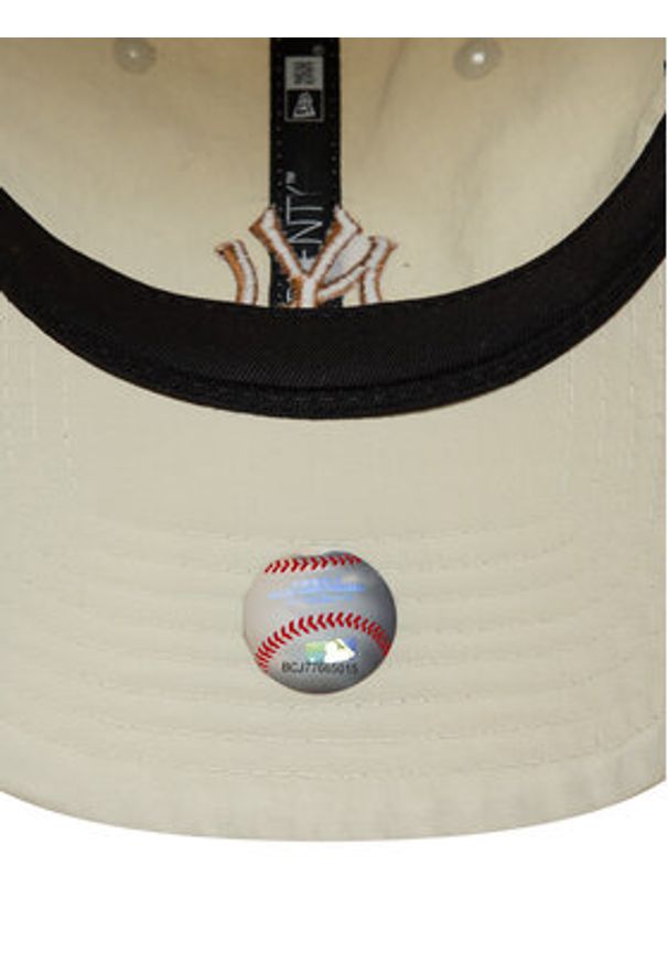 New Era Czapka z daszkiem New York Yankees Recycled 9Twenty 60595203 Écru. Materiał: materiał, nylon