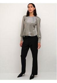 Karen by Simonsen Bluzka Kansaskb 10104595 Srebrny Shaped Fit. Kolor: srebrny. Materiał: syntetyk #3