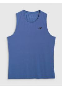 4f - 4F Tank top treningowy szybkoschnący męski - niebieski M. Kolor: turkusowy
