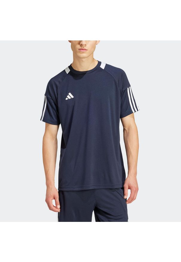 Adidas - Koszulka do piłki nożnej ADIDAS Sereno. Kolor: niebieski. Sport: piłka nożna