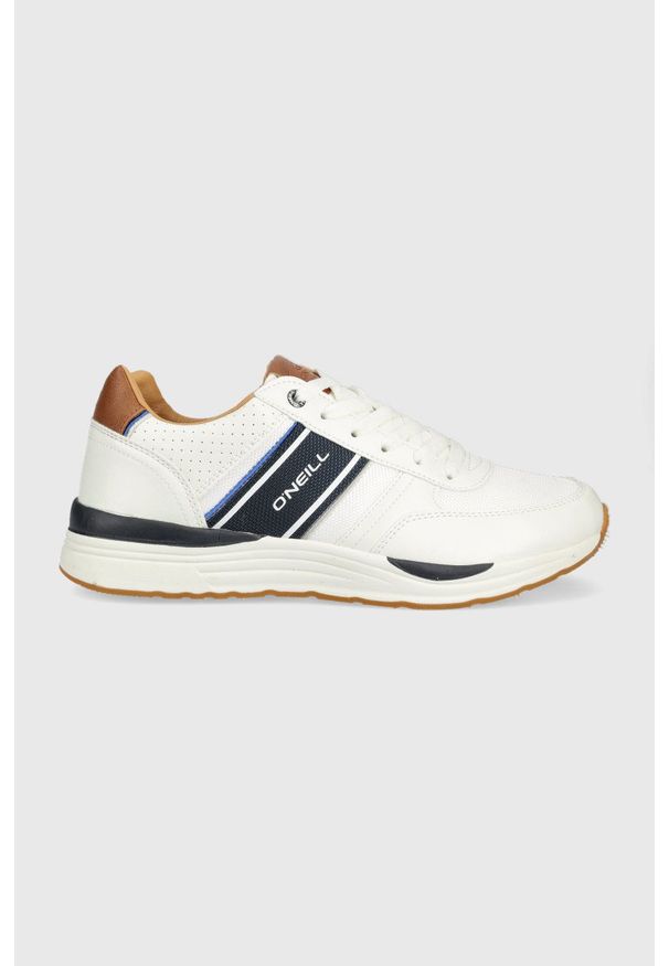 O'Neill sneakersy kolor biały. Nosek buta: okrągły. Zapięcie: sznurówki. Kolor: biały. Obcas: na obcasie. Wysokość obcasa: niski