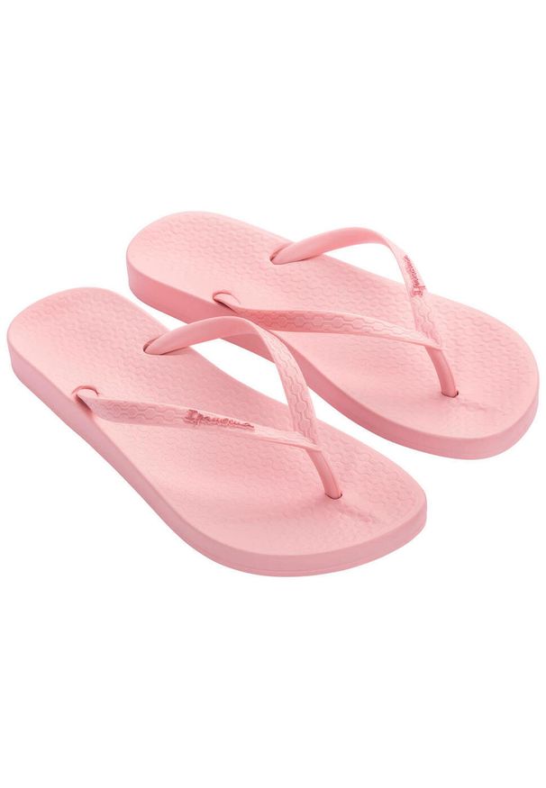 Japonki plażowe damskie Ipanema Anatomic Colors Fem. Okazja: na plażę. Kolor: różowy. Materiał: guma, syntetyk, materiał