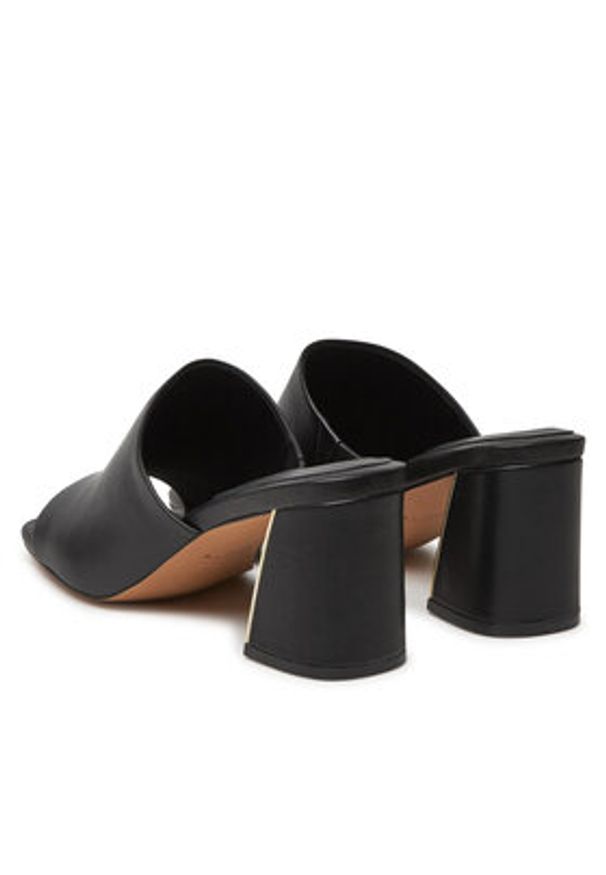 Aldo Klapki Meshka 13768257 Czarny. Kolor: czarny. Materiał: skóra
