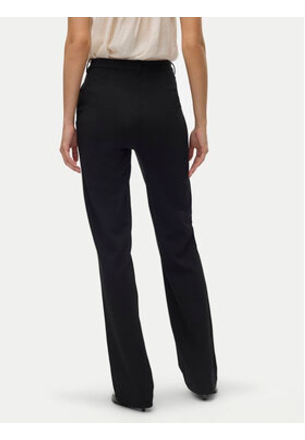 Vero Moda Spodnie materiałowe Maya 10267718 Czarny Straight Fit. Kolor: czarny. Materiał: syntetyk
