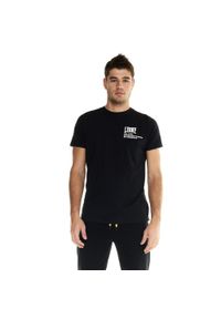 LEONE 1947 APPAREL - Męska koszulka Leone z krótkim rękawem Active. Kolor: czarny. Materiał: tkanina. Długość rękawa: krótki rękaw. Długość: krótkie. Sport: fitness