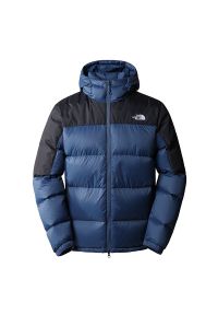 Kurtka The North Face Diablo Hooded Down 0A4M9LMPF1 - granatowa. Kolor: niebieski. Materiał: materiał, nylon, puch