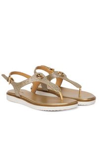 MICHAEL Michael Kors Sandały Val 40R6VAFS1M Złoty. Kolor: złoty. Materiał: skóra #4