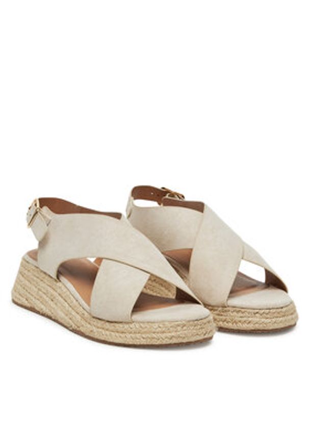 ONLY Shoes Espadryle Onlminerva-2 Écru. Materiał: zamsz, skóra