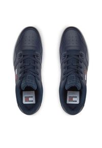Tommy Jeans Sneakersy Tjm Retro Basket Ess EM0EM01395 Granatowy. Kolor: niebieski. Materiał: skóra