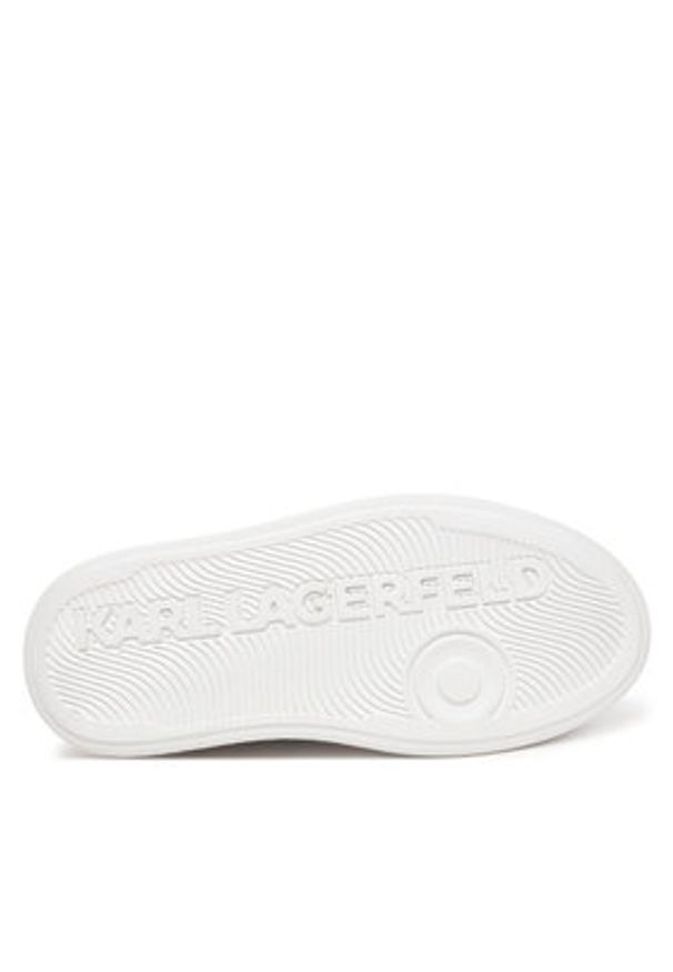 Karl Lagerfeld - KARL LAGERFELD Sneakersy KL65011F Czarny. Kolor: czarny. Materiał: skóra