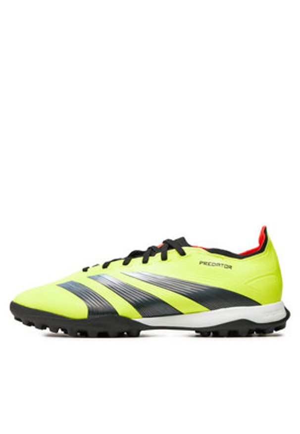 Adidas - adidas Buty do piłki nożnej Predator 24 IE2612 Żółty. Kolor: żółty. Materiał: skóra