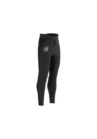 Spodnie męskie Compressport Hurricane Windproof Seamless Pants. Kolor: czarny