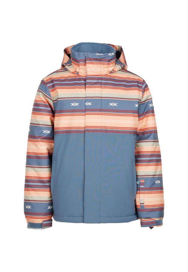 E9 - Dziecięca kurtka narciarska Protest Prtgoldiy. Kolor: niebieski, wielokolorowy. Sezon: zima. Sport: narciarstwo