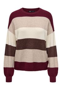 only - ONLY Sweter Atia 15220044 Fioletowy Regular Fit. Kolor: fioletowy. Materiał: wiskoza, syntetyk #6