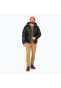 Kurtka puchowa męska Marmot Guides Down Hoody. Kolor: czarny. Materiał: puch. Sport: turystyka piesza
