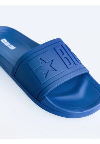 Big-Star - Klapki męskie plażowe granatowe DD174688 470. Okazja: na plażę. Kolor: niebieski. Wzór: aplikacja. Sezon: lato. Styl: sportowy, wakacyjny #3